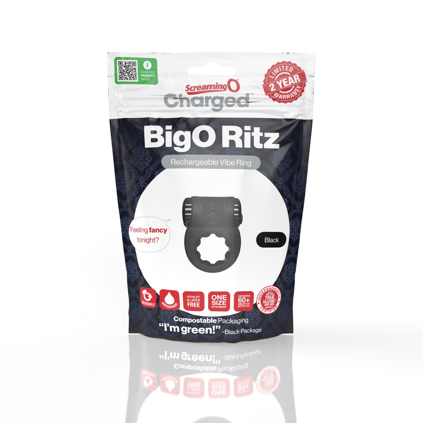 Screaming O Charged® Big O Ritz Vibrating Ring