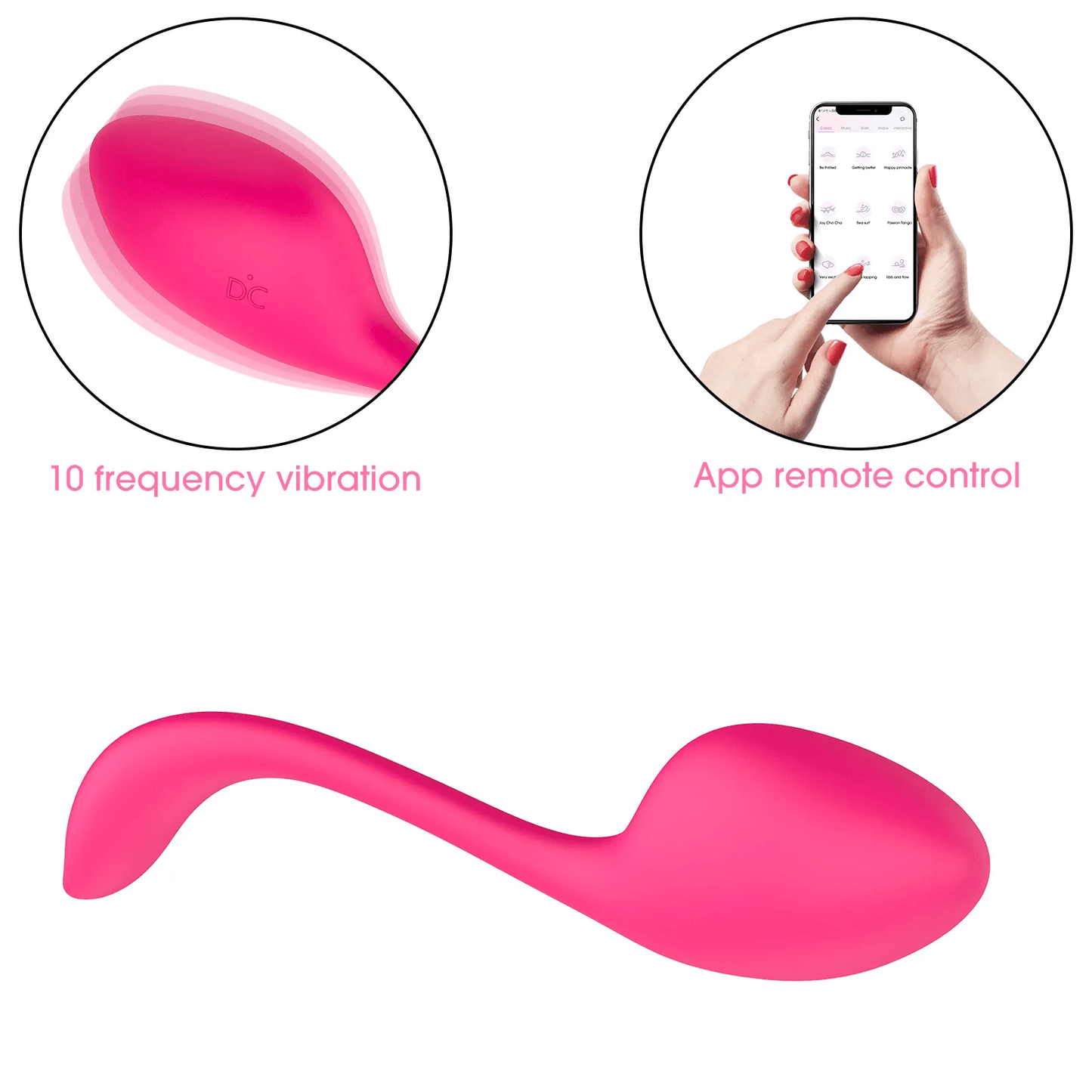 App Controlled Kegel Egg Vibrator