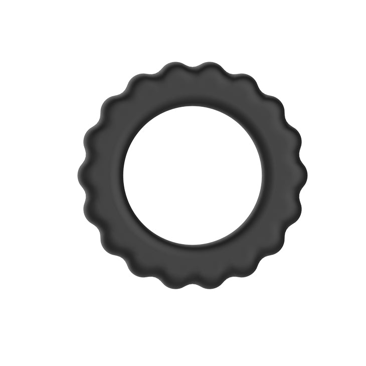 Titan Silicone Cock Ring 42mm Black