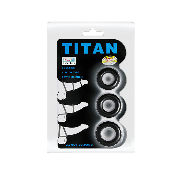 Titan Power enhancing 3 pack cock rink set