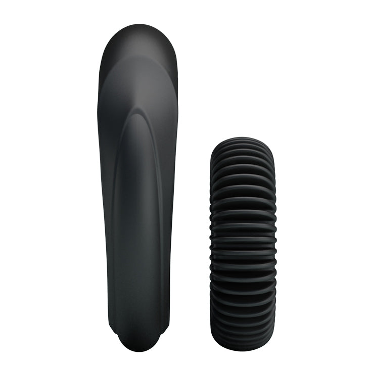 Titan Silicone Manhood Cock Ring 2 pack Black