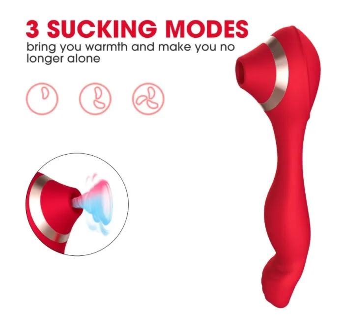 G-spot Vibrator with Clitoral suction