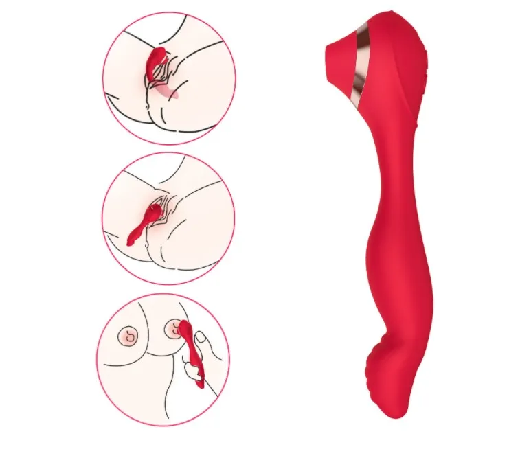 G-spot Vibrator with Clitoral suction