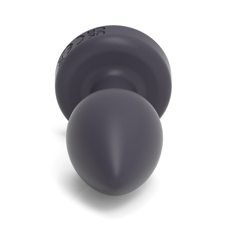 Remote LED Lights Silicone Butt Plug - Black