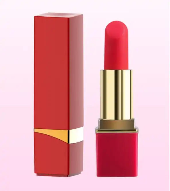 Mini Lipstick Bullet Vibrator - Red