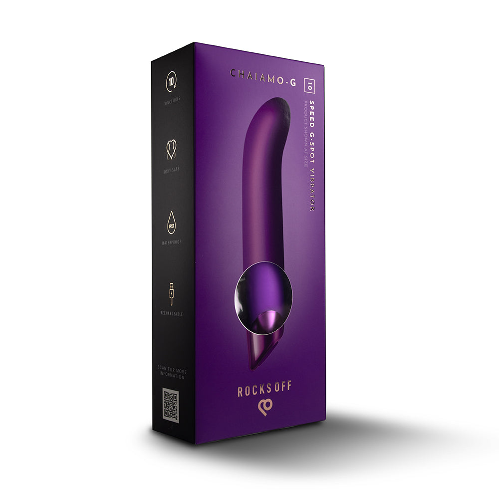 Chaiamo G Purple – Velvet Touch G-Spot Vibrator by Rocks-Off