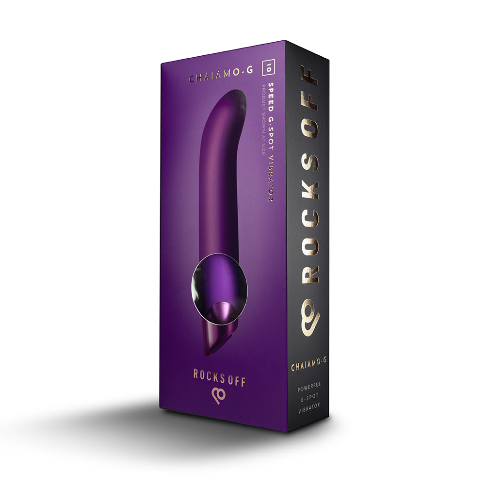 Chaiamo G Purple – Velvet Touch G-Spot Vibrator by Rocks-Off