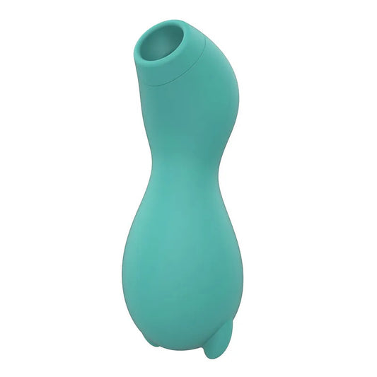 Blue Dino 7 Speed Suction Vibrator
