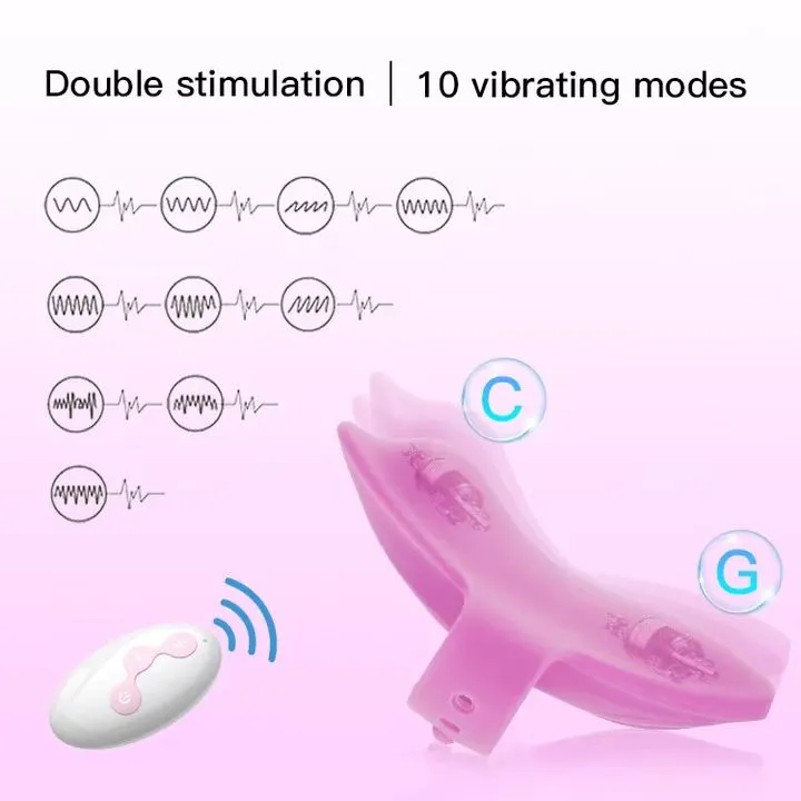 Purple remote control panty vibrator