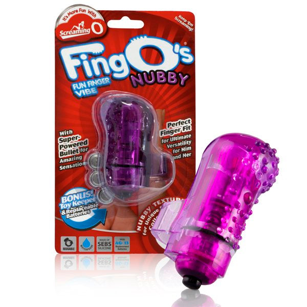 FingO Purple Nubby