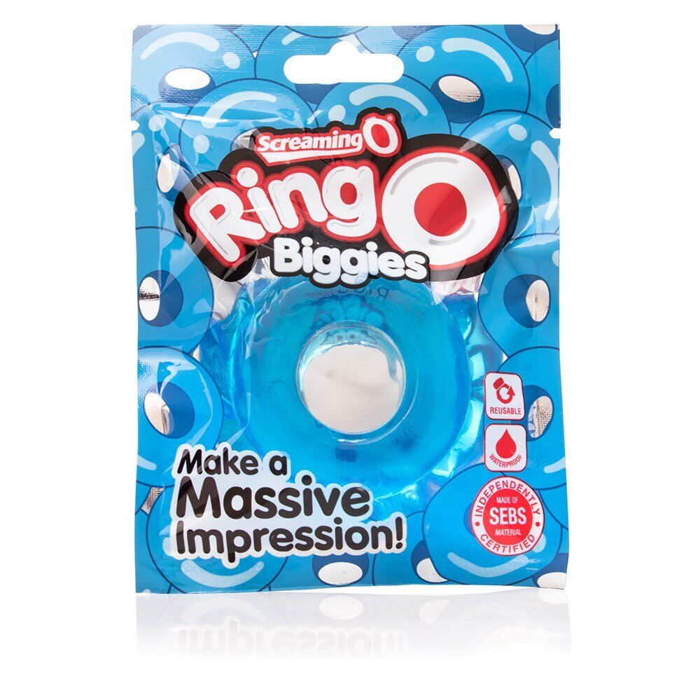 ScreamingO RingO Biggies Blue longer orgasm harder erection sex toy