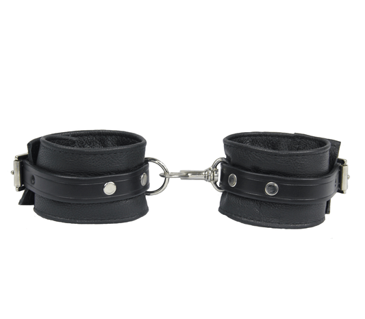 Australia Made Soft leather Ankle Cuffs restraints for fetish play