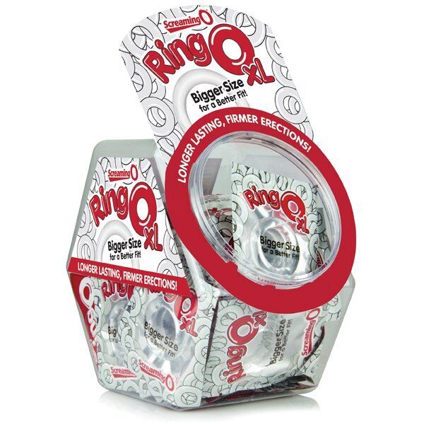Screaming O RingO XL Clear sexual enhancement delay cock ring for men
