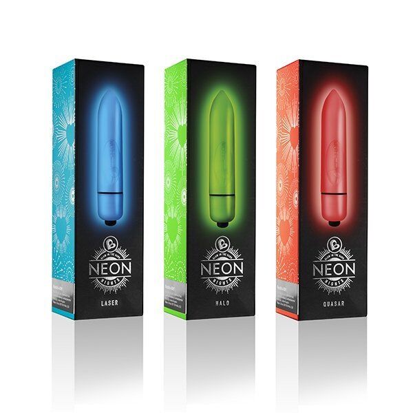 RO-80mm Neon Halo Green adult sex toy vibrator sexual aid