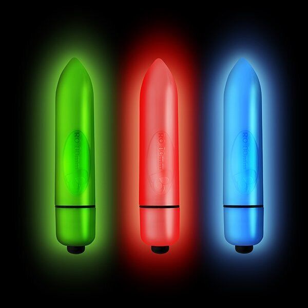RO-80mm Neon Halo Green adult sex toy vibrator sexual aid