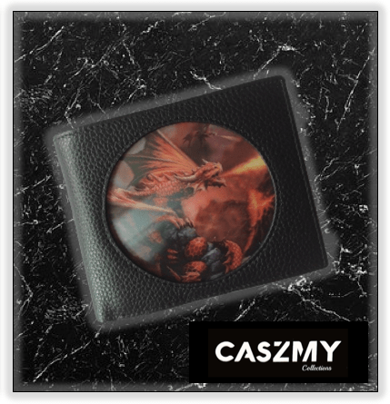 Fire Dragon 3D Lenticular Wallet