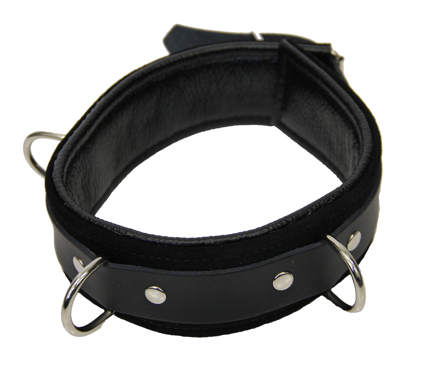 Leather S&M set Ball Gag Ankle Wrist Restraints Collar Blind Fold Paddle Flogger