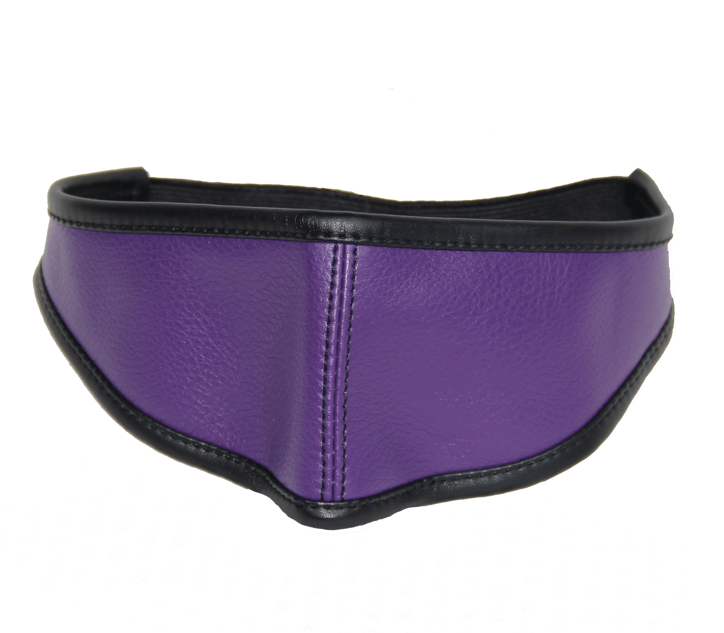 Sexy Leather Blindfold Eye Mask Bondage Fetish Play Black Red Purple