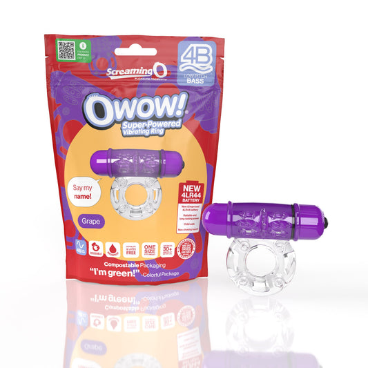 Screaming O 4B Owow - Grape ScreamingO Cock Ring