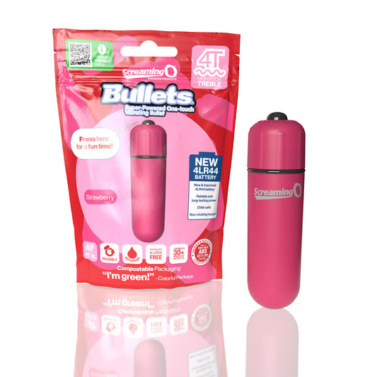 Screaming O 4T Bullet - Strawberry ScreamingO Vibrator