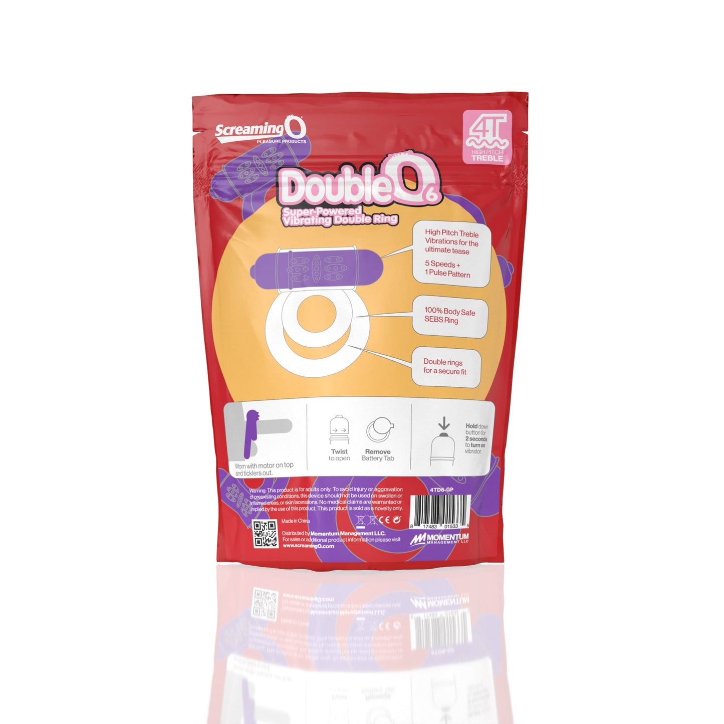 Screaming O 4T DoubleO 6 - Grape ScreamingO Cock Ring