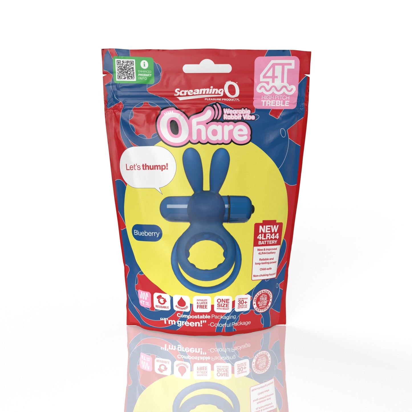 Screaming O 4T Ohare - Blueberry ScreamingO Cock Ring