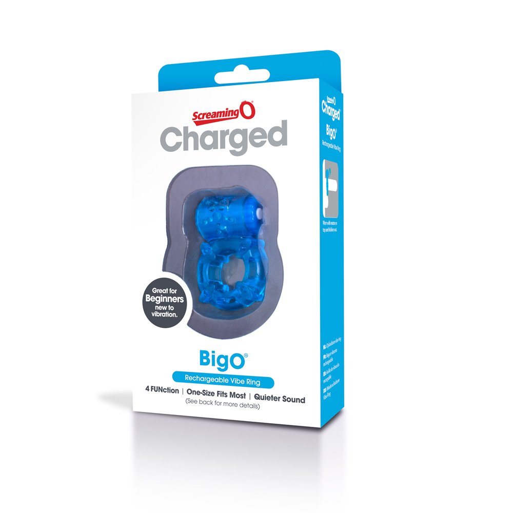 Charged Big O - Blue ScreamingO Cock Ring