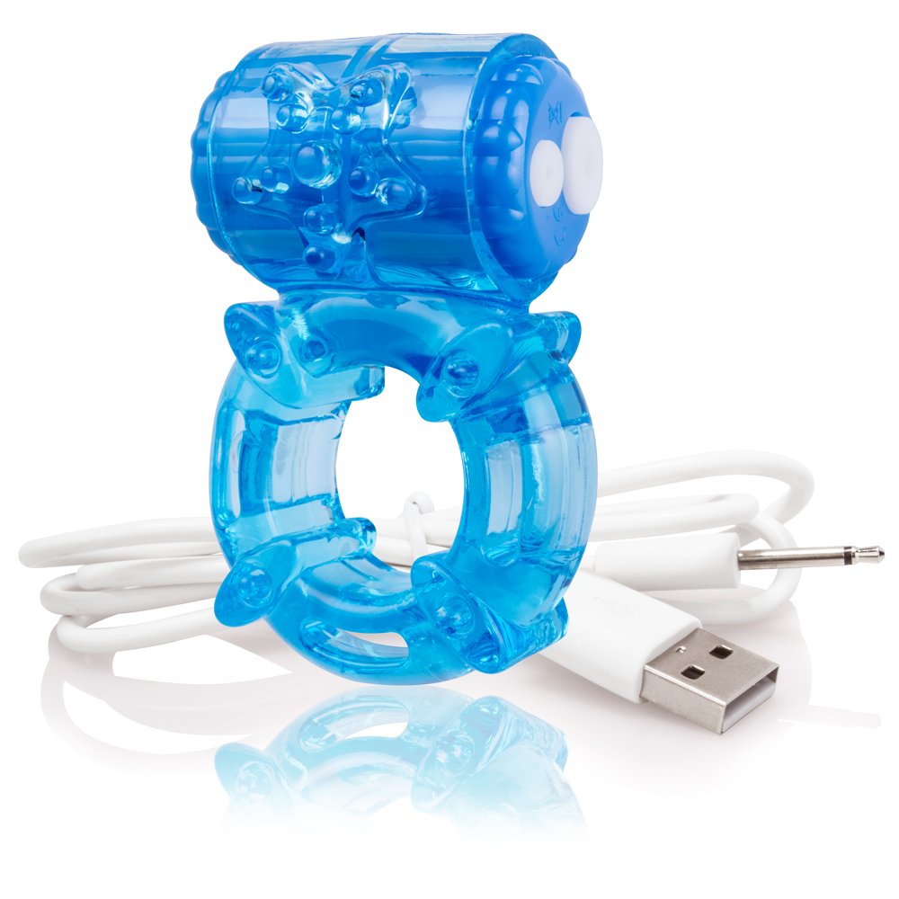 Charged Big O - Blue ScreamingO Cock Ring