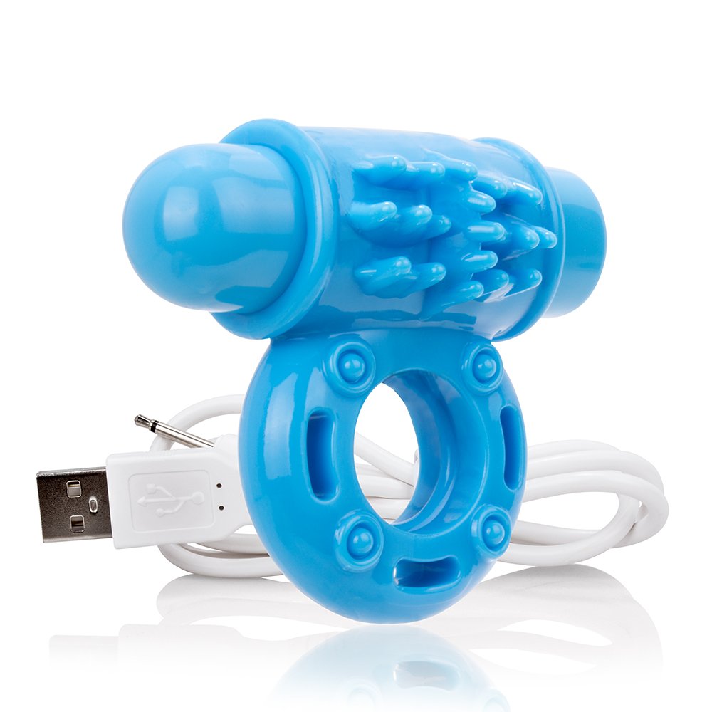 Charged O Wow - Blue ScreamingO Cock Ring