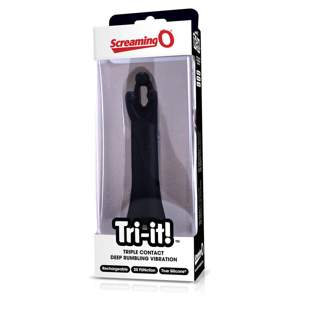 Tri-It Charged Vibe Black ScreamingO Vibrator