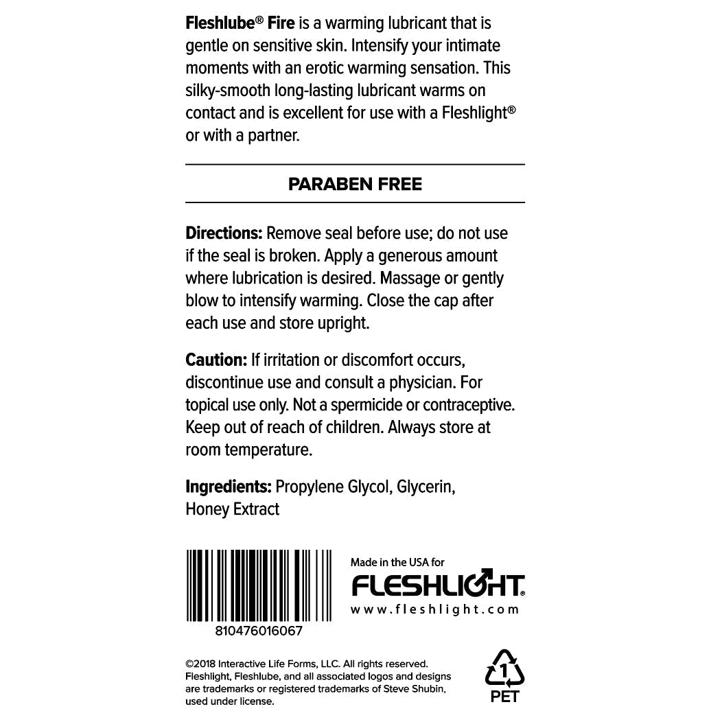 Fleshlube Fire 8 oz (Single)