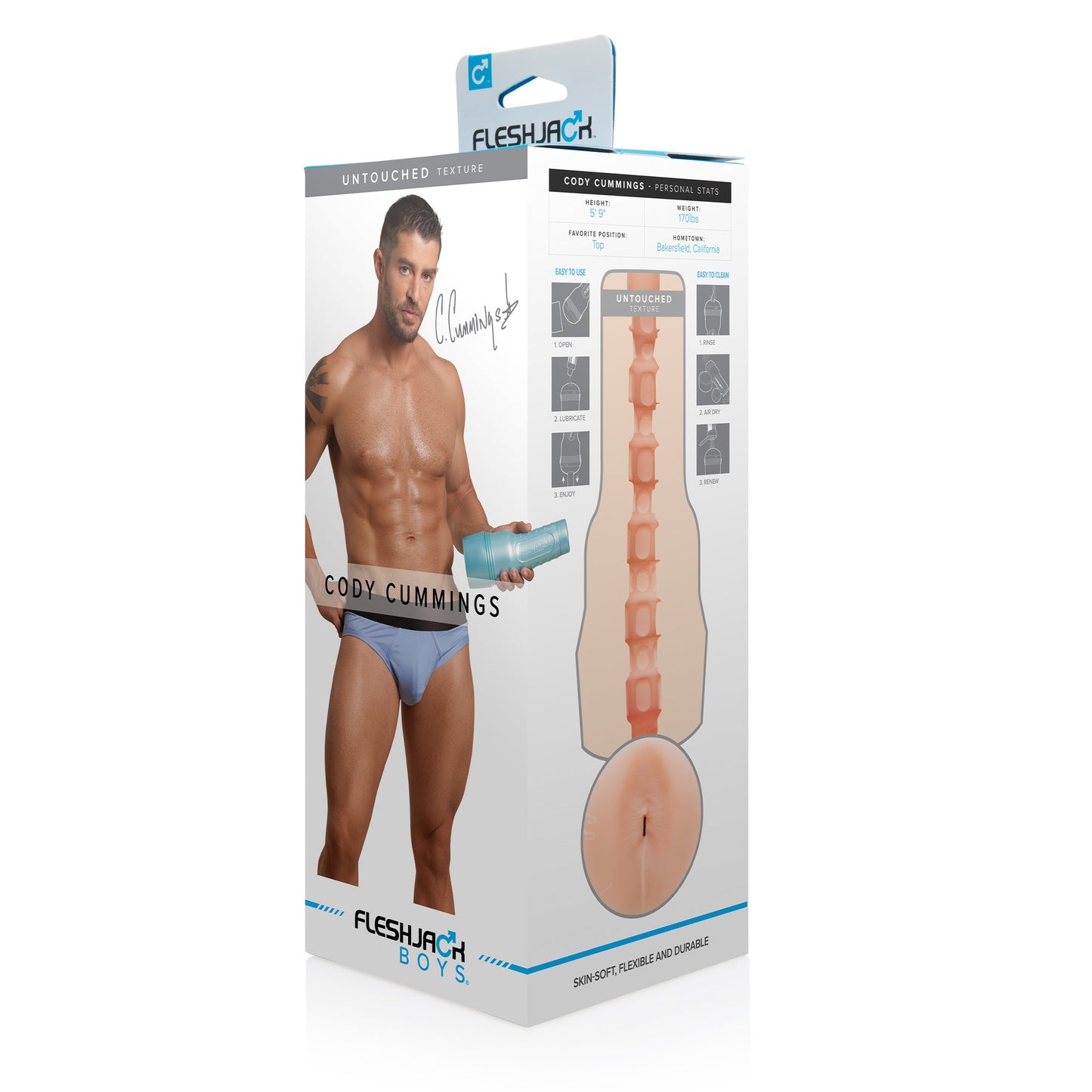 Fleshjack Boys Cody Cummings Untouched Fleshlight Masturbator