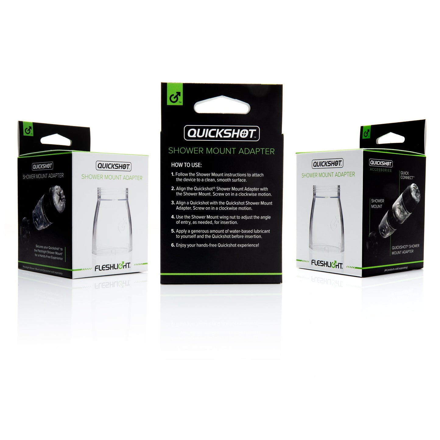 Quickshot Shower Mount Adapter Fleshlight Accessory