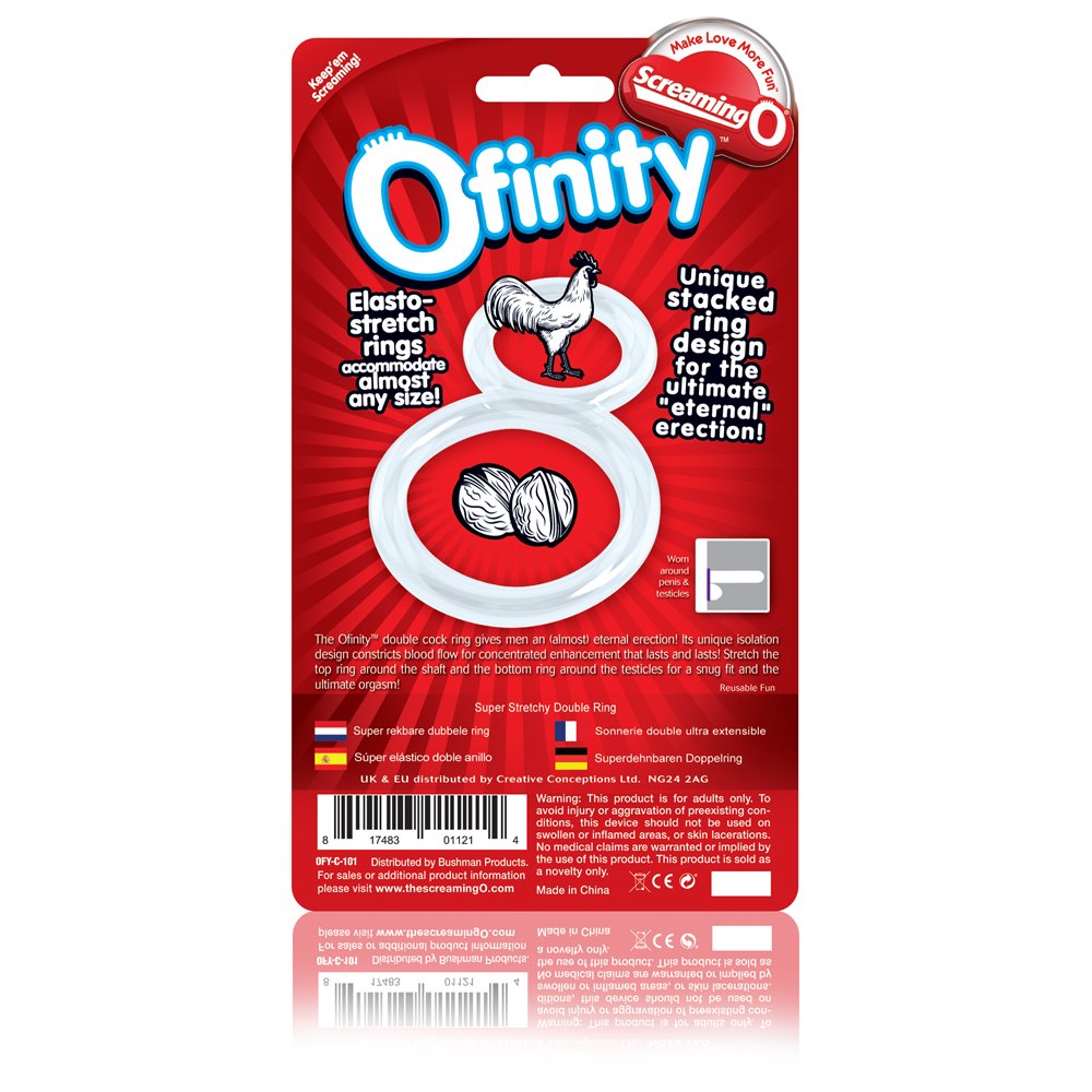 Ofinity Clear ScreamingO Cock Ring