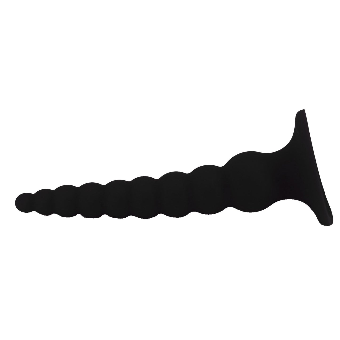 20CM ANAL BEAD BLACK PLU-1164-BL