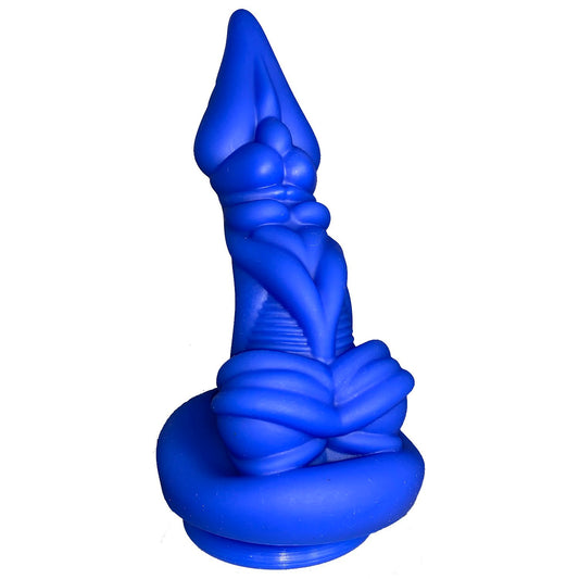 7.5 Inch Fantasy Serpent Dildo Blue SER-310-BLU