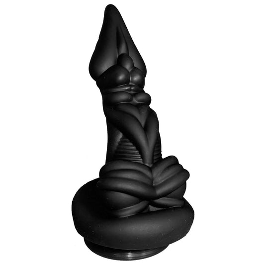 7.5 Inch Fantasy Serpent Dildo Black SER-310-BL