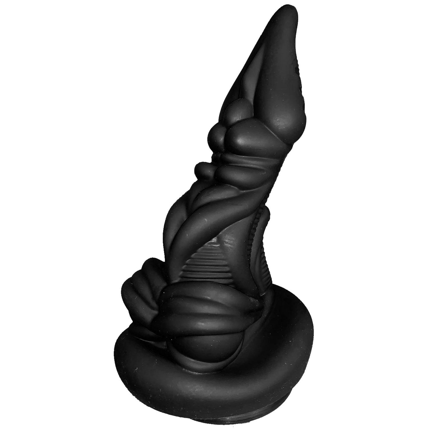 7.5 Inch Fantasy Serpent Dildo Black SER-310-BL