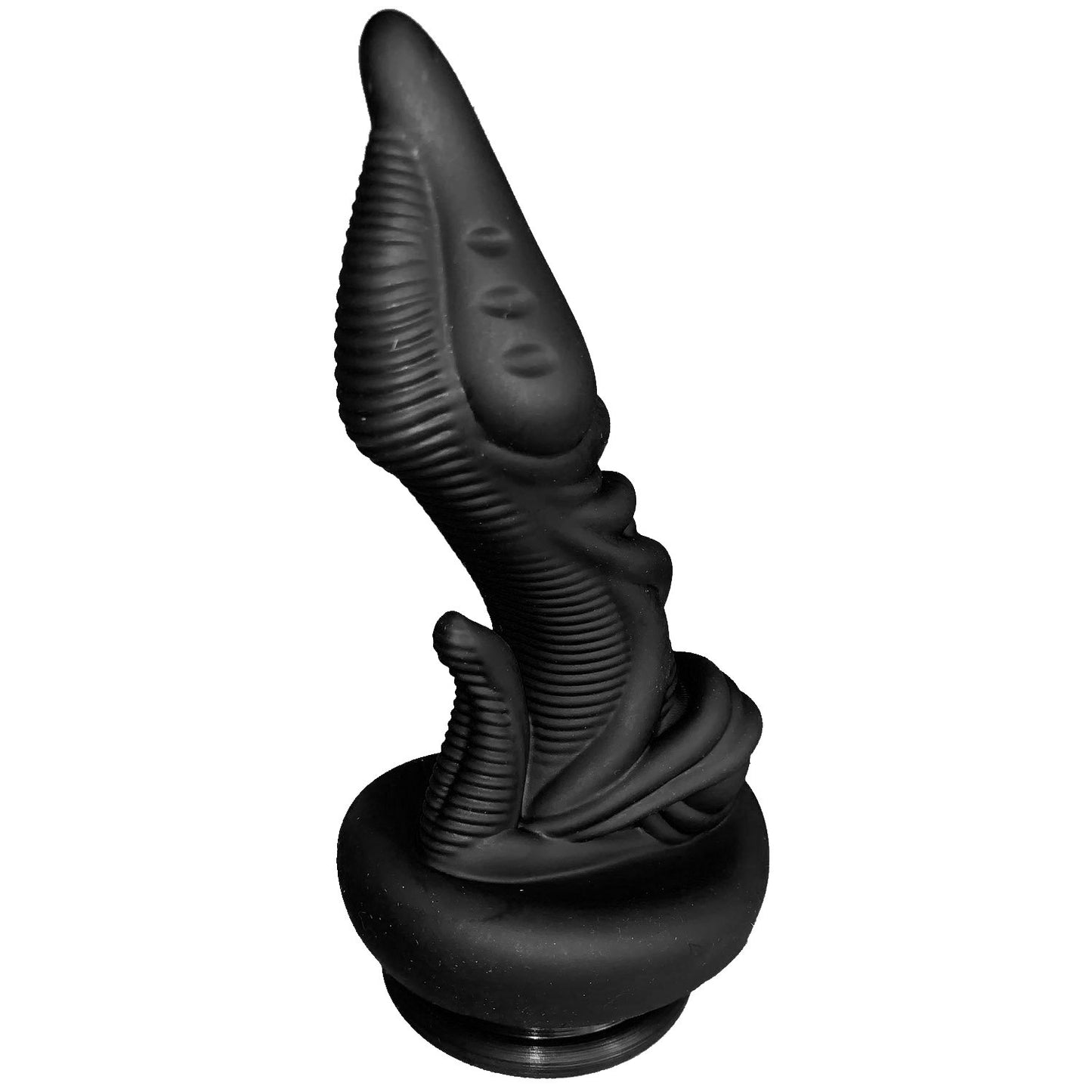 7.5 Inch Fantasy Serpent Dildo Black SER-310-BL