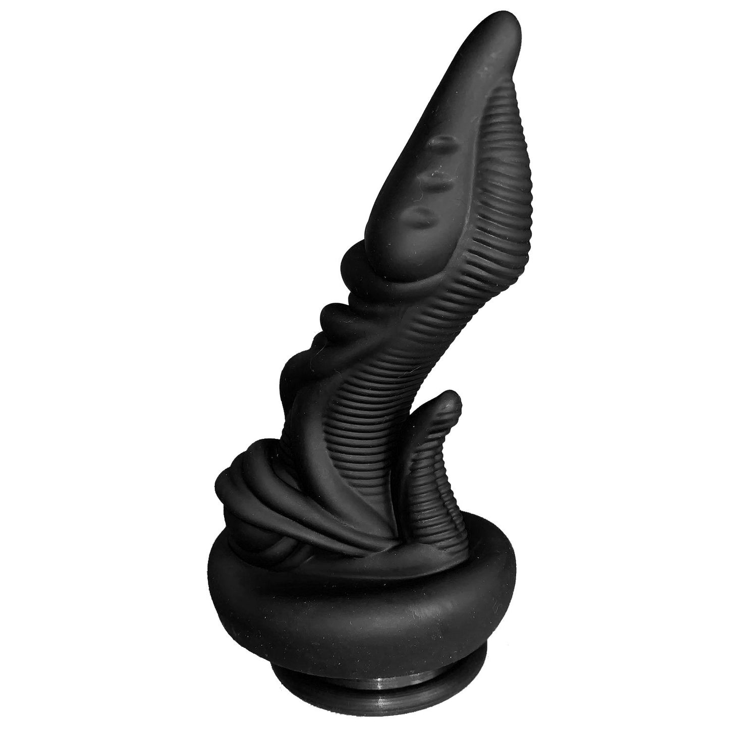 7.5 Inch Fantasy Serpent Dildo Black SER-310-BL