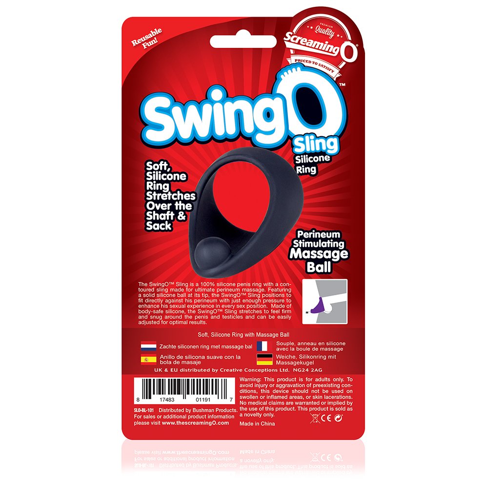 SwingO Sling Black ScreamingO Cock Ring