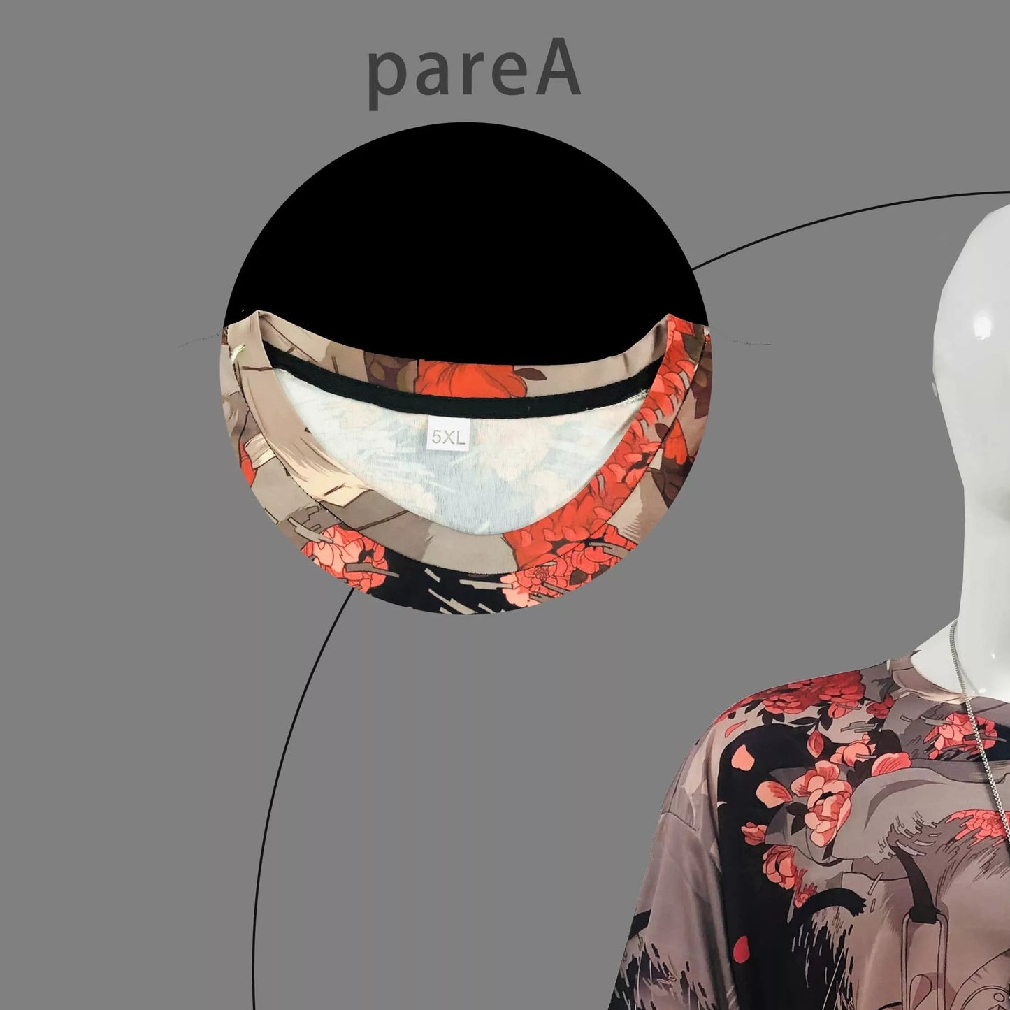 Blue Chinese Dragon Lightning Print Shirt