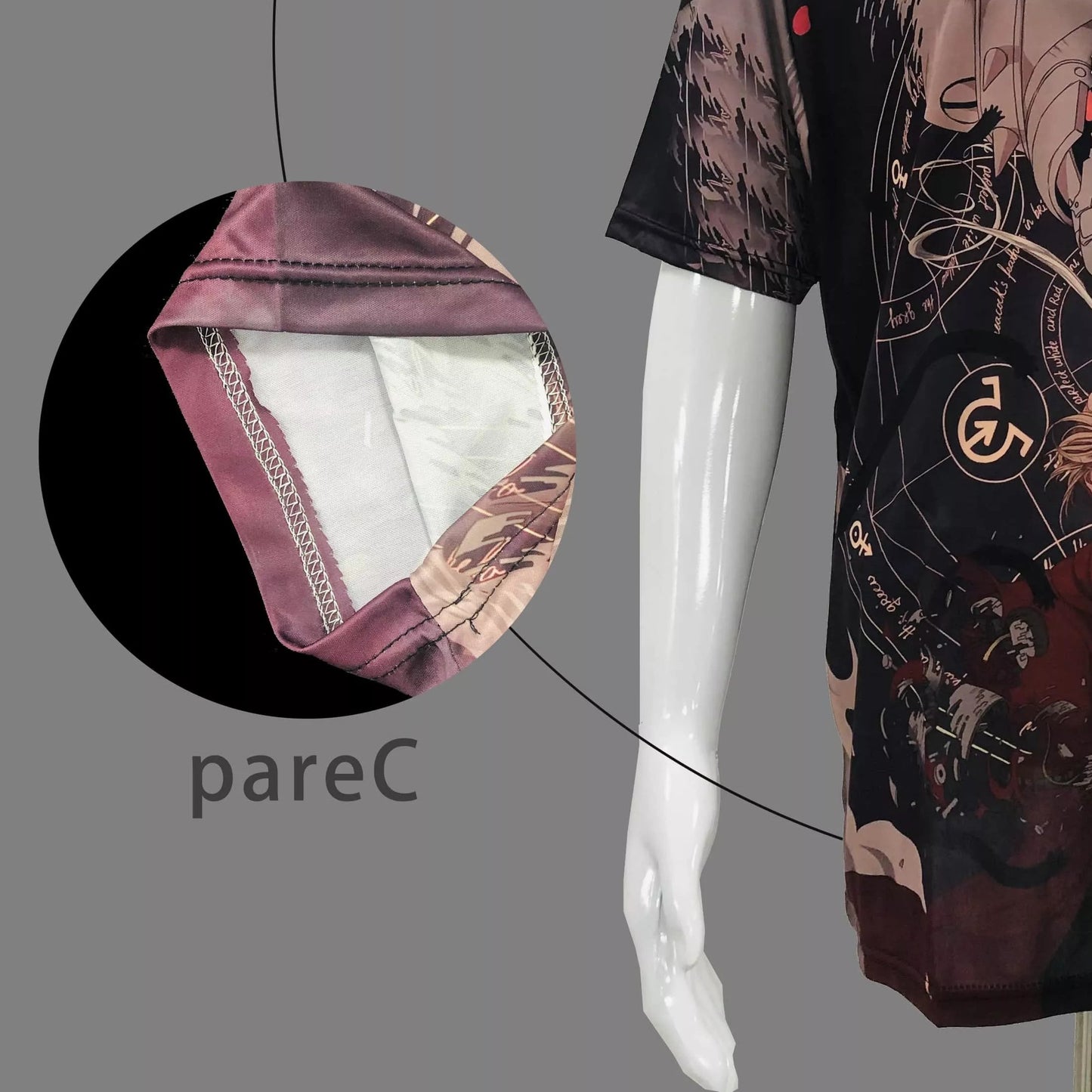 Blue Chinese Dragon Lightning Print Shirt