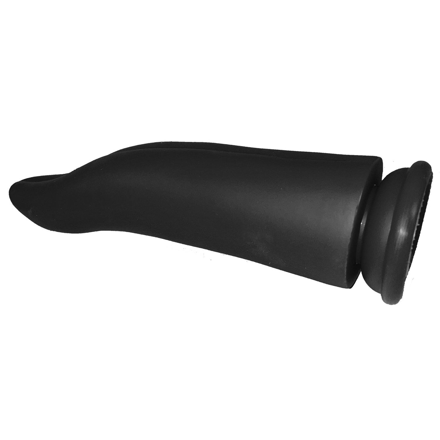9 Inch Fantasy Tongue Dildo Black TON-001-BL