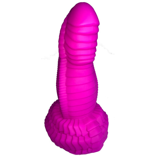 8.5 Inch Fantasy Tongue Dildo Purple TON-313-PUR