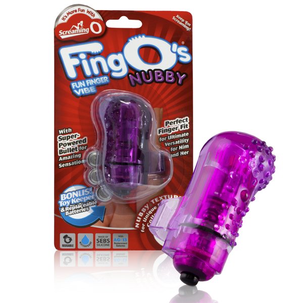 FingO Purple Nubby