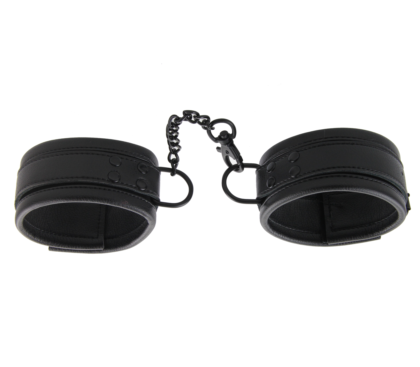 Padded Ankle Restraints With Black Chain