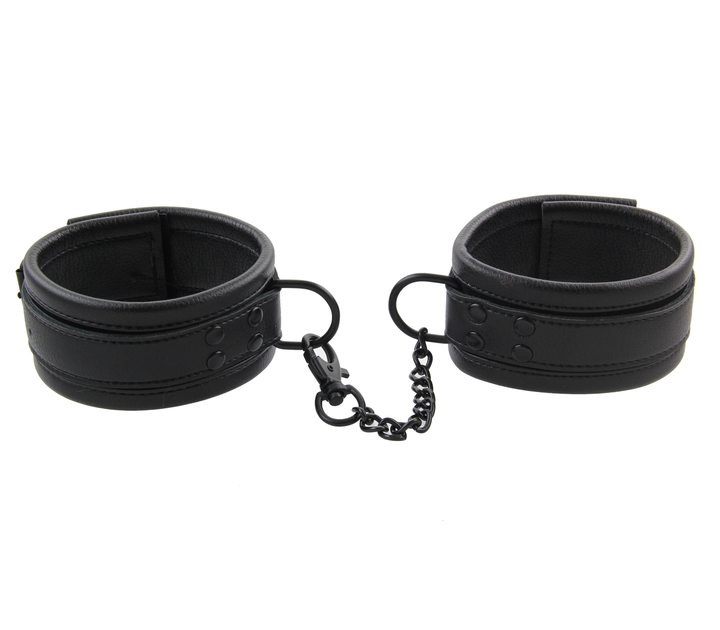 Padded Ankle Restraints With Black Chain