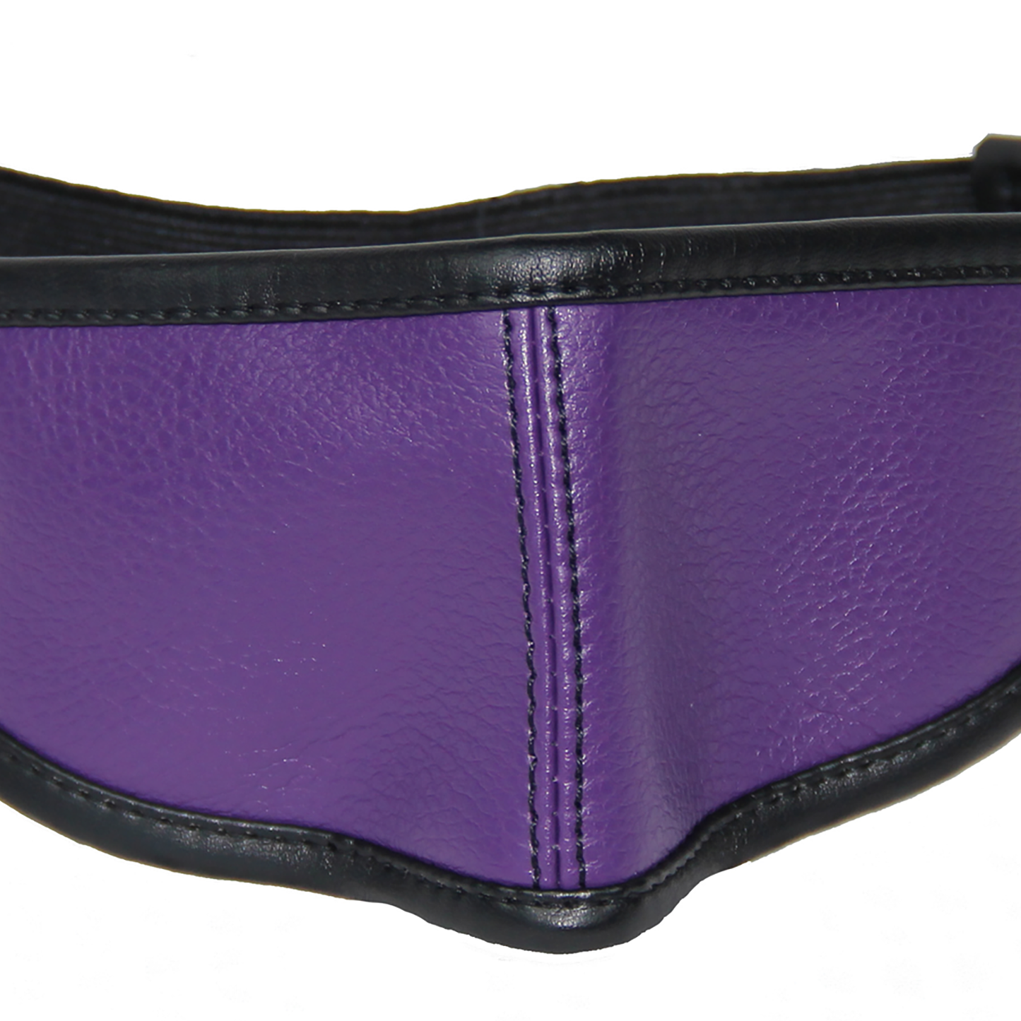 Purple Sexy Leather Blindfold Eye Mask Bondage Fetish Play