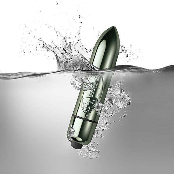 RO-80mm Single Speed - Silver Rocks-Off Vibrator